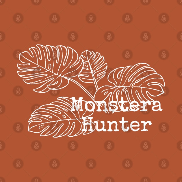 Monstera Hunter (White) by Booze + Spirits Podcast