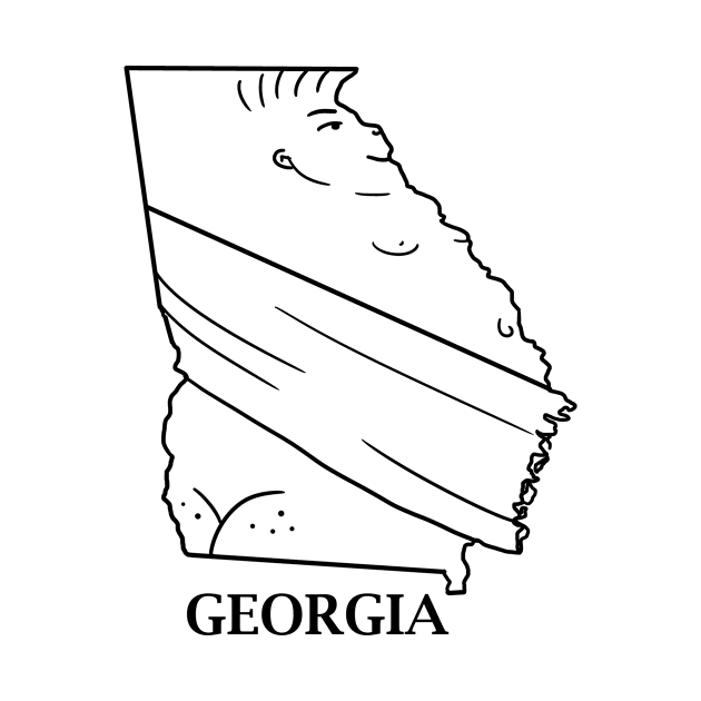 A funny map of Georgia 2 by percivalrussell