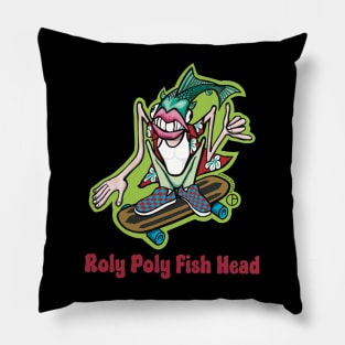 Roly Poly Fish Head Pillow