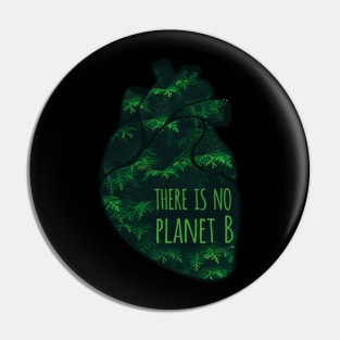 there is no planet B - green Pin