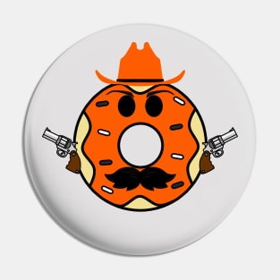 The Cowboy Donut Pin