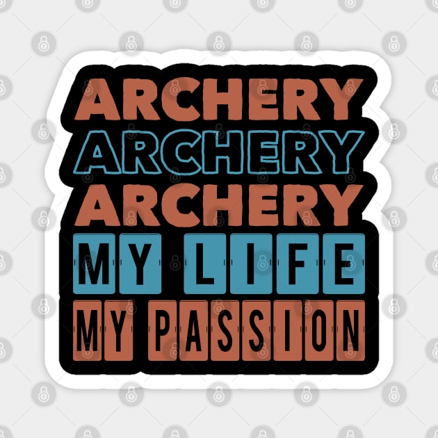 Archery Sport Design for Archers Magnet by etees0609