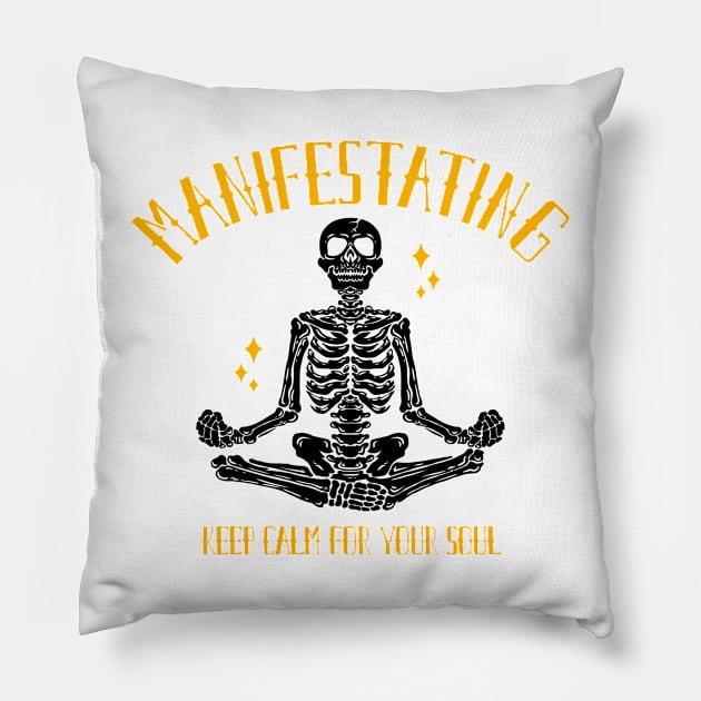 Manifesting Pillow by MepaStudio