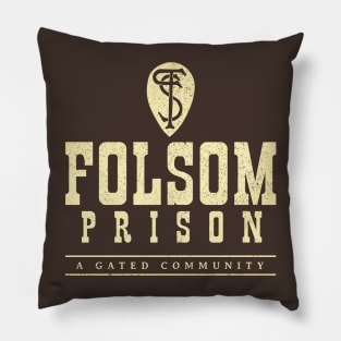 Folsom Prison - A Gated Community Pillow