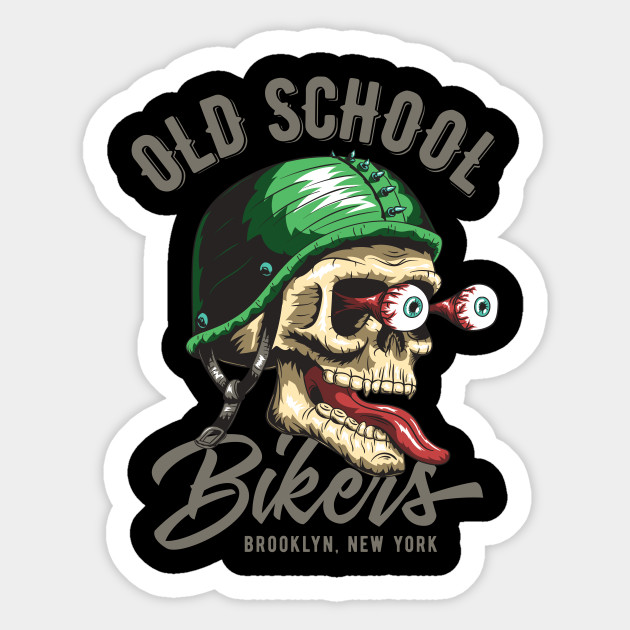 Old School Bikers Vintage Retro Biker Motorcycle T Shirt