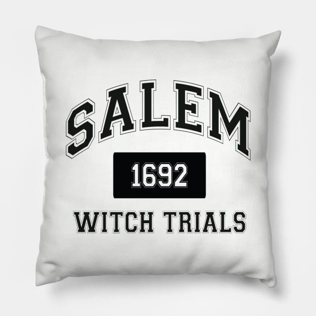 Salem Witch Trials 1692 Pillow by pasnthroo