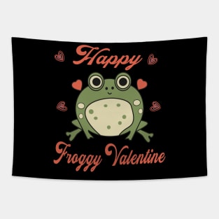 Froggy Valentine Tapestry