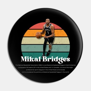 Mikal Bridges Vintage V1 Pin