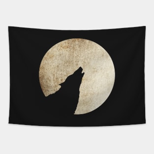 Wolf night Tapestry