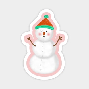 Christmas Snowman Magnet