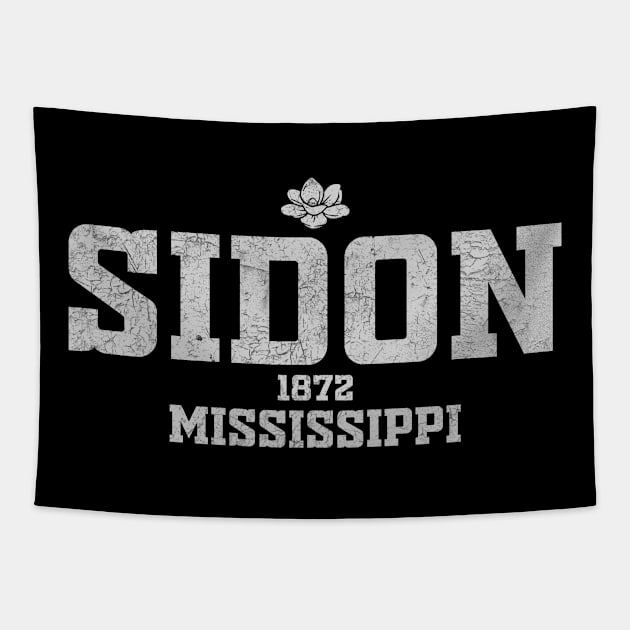 Sidon Mississippi Tapestry by LocationTees