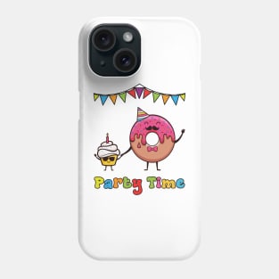 Donut Party Time Phone Case