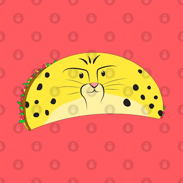 Taco Cheetah by Sticker Steve