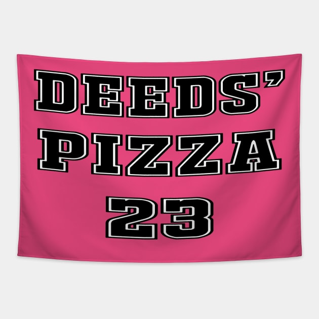 deeds pizza Tapestry by olive sthis