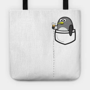 Baffled Pocket Penguin Tote