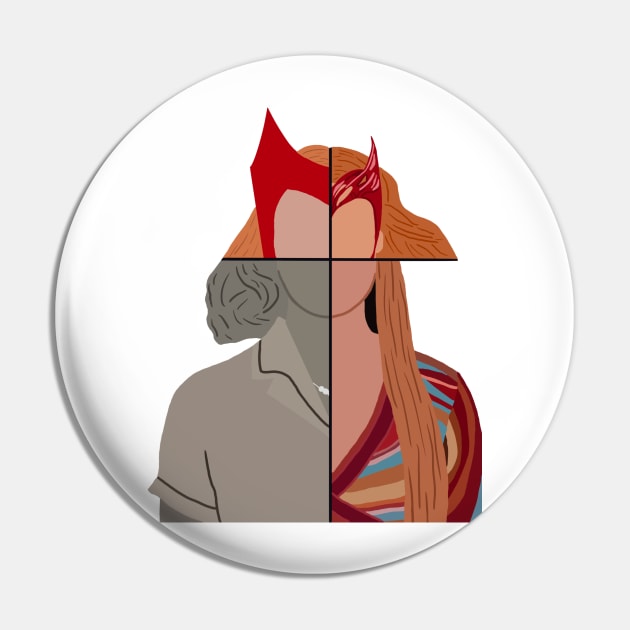 Split Wanda Pin by CalliesArt