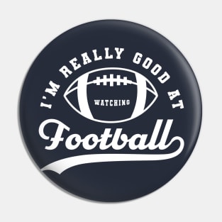 Funny Fantasy Football Dad League Champion for Men Pin