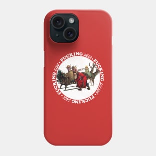 Disgruntled Santa Phone Case