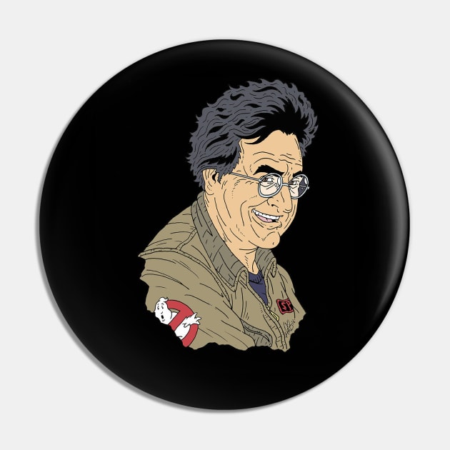 The Legendary Harold Ramis Pin by AustinLBrooksART