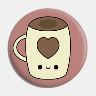 Cute Cup Of Coffee - Kawaii Coffee Pin