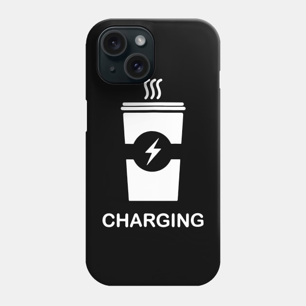 Battery Charging with Coffee Phone Case by ZimBom Designer