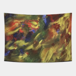 Abstract art background. Acrylic painting on canvas with color texture, paint brush strokes. Modern, contemporary art, impressionism. Design for fabric, textiles, wallpapers, covers, packaging, wrapping paper. Tapestry