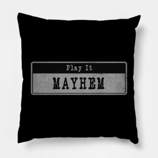 Mayhem // Vintage Fanart Tribute Pillow