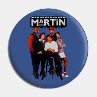 Vintage 90s Martin Tv Show Pin