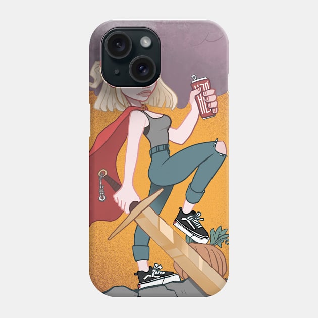 Devi knight 2.0 Phone Case by woolflone