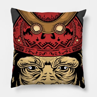 Samurai Kingkong Gorilla Japanese Warrior Pillow