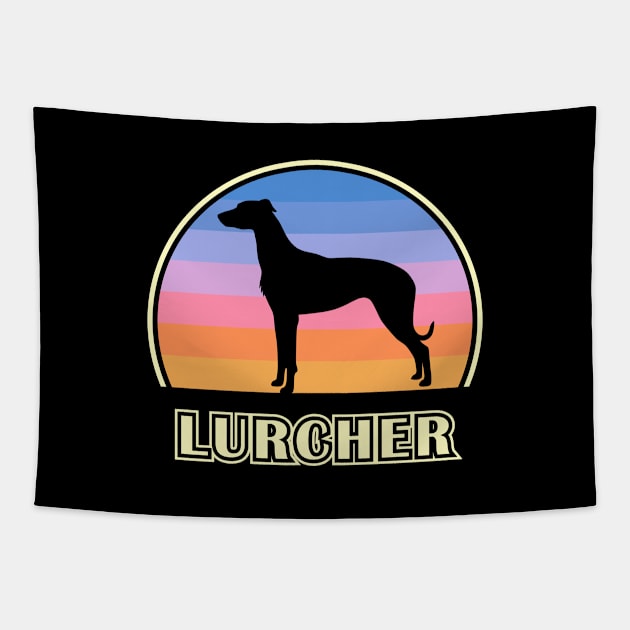 Lurcher Vintage Sunset Dog Tapestry by millersye