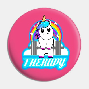 Barbell unicorn, gym girl, fitness for women Pin