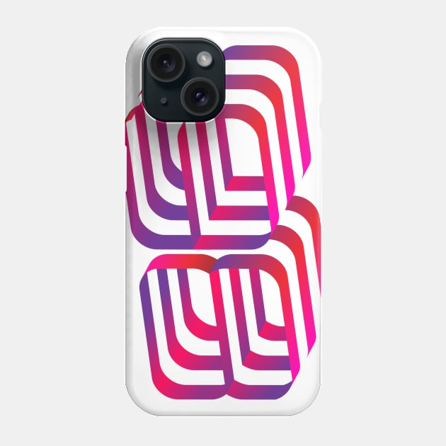 98 - pink red Phone Case by MplusC