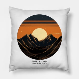 Celestial Dance 2024: North America's Solar Spectacle Pillow