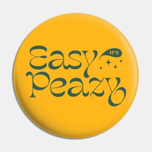 Easy Peazy! (color version) Pin