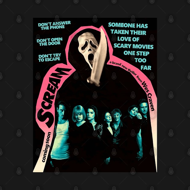 Scream - 1996 cult slasher horror movie by caseofstyle