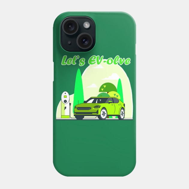 Let's EV-olve 1 Phone Case by Ashkerdoodles