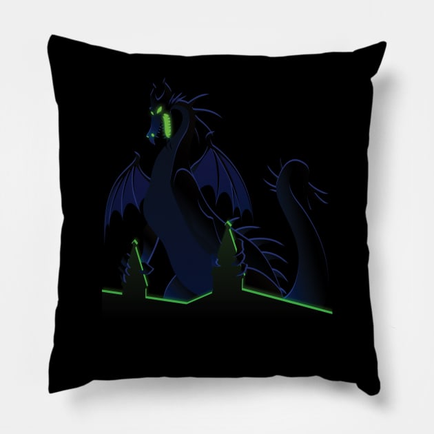 Rage of Maleficent Pillow by AmyMinori