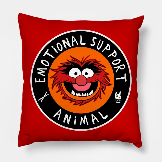 muppets emotional support animal Pillow by Dwiriski Artstation