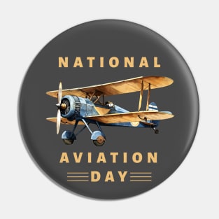 National aviation day Pin