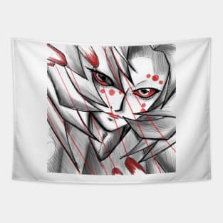 rui the spider demon in kimetsu no yaiba art Tapestry