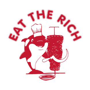 EAT THE RICH Gladys The Orca T-Shirt