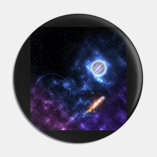 Planet And Nebula In The Expanse Of Space Pin by 4U2NV-LDN