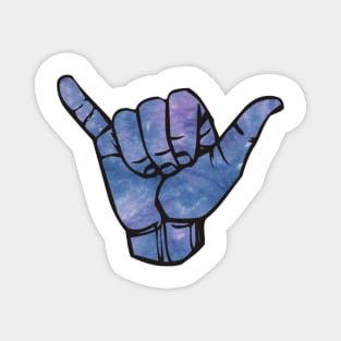 Blue and Purple Shaka Magnet