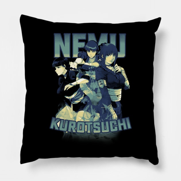 Nemu Kurotsuchi Bootleg Pillow by Joker Keder