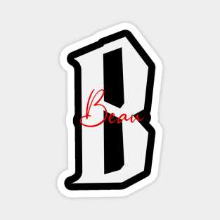 Beau Last Name Magnets Teepublic