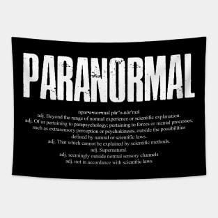 Paranormal Dictionary Word Definition Tapestry