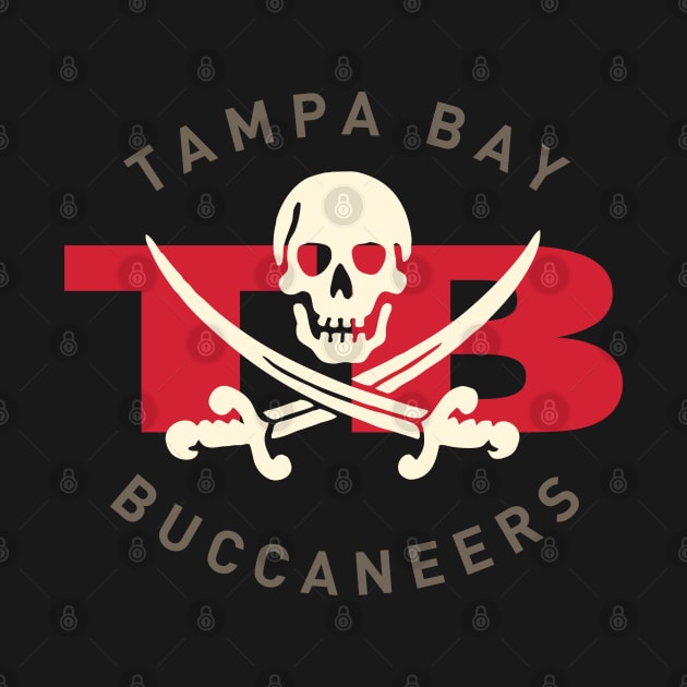 Tampa Bay Buccaneers 2 by Buck Tee Originals by Buck Tee