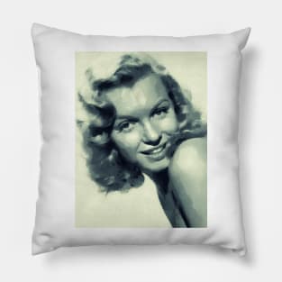 marylin in blue Pillow