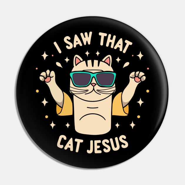 Cat Jesus Meme I Saw That Pin by fantastico.studio